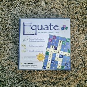 EQUATE Equation Thinking Game - NIB. Ages 8+